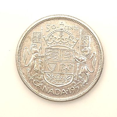 1957 Canada 50 Cents