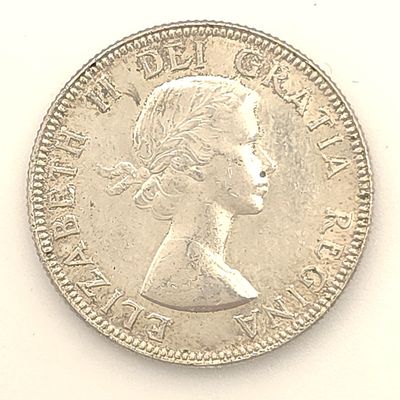 1953 Canada 25 Cents.