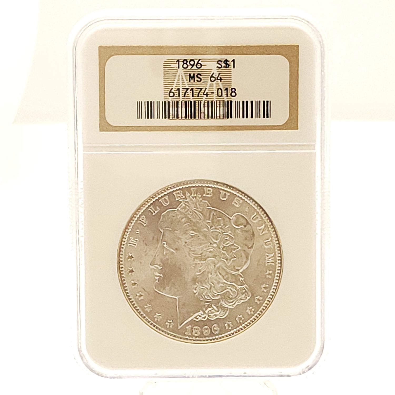 1896 Morgan Silver Dollar ANA- MS 64