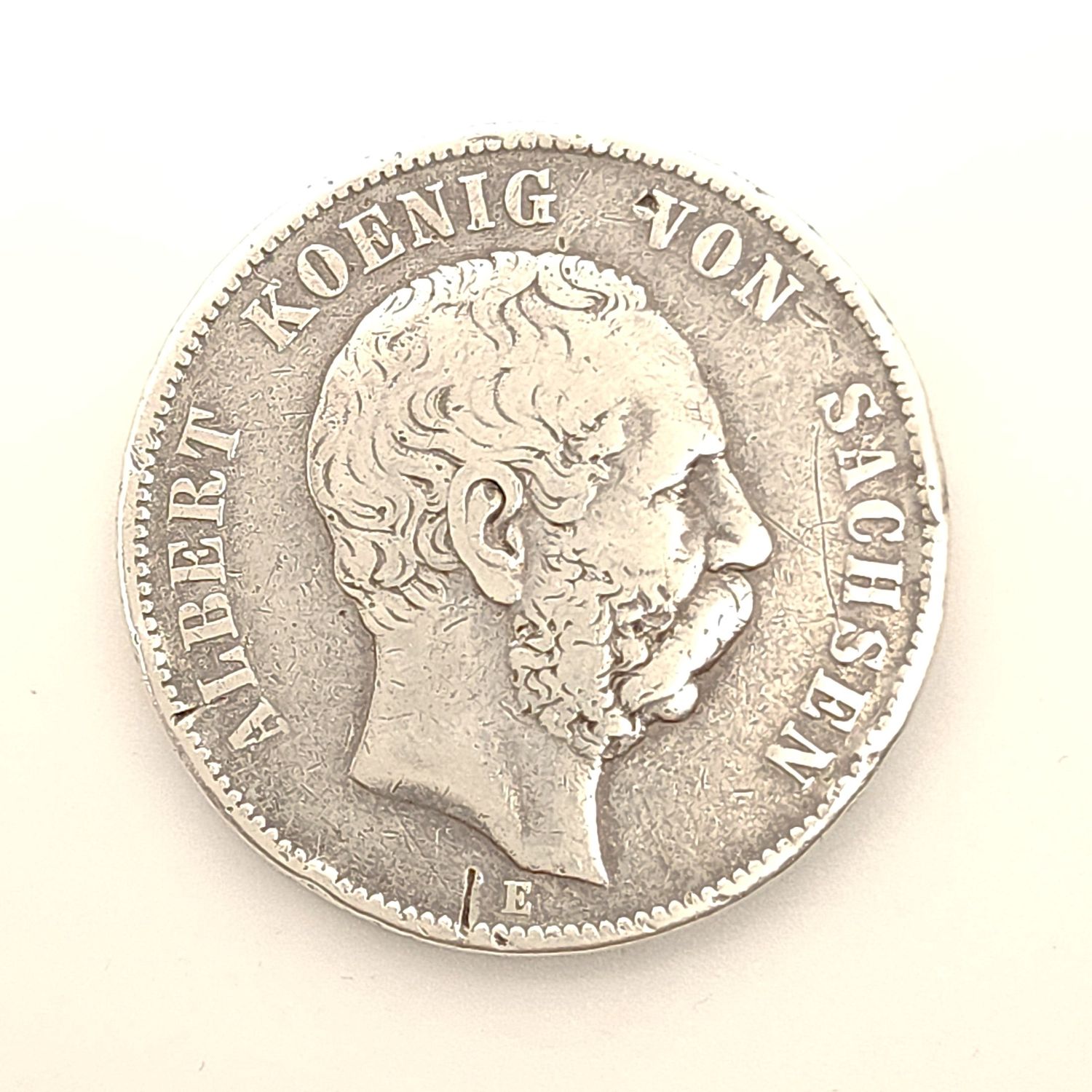 1876-E German Empire 5 Mark