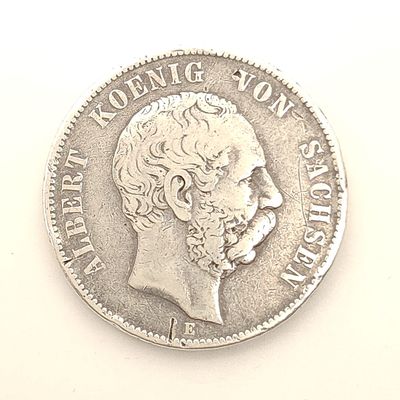 1876-E German Empire 5 Mark