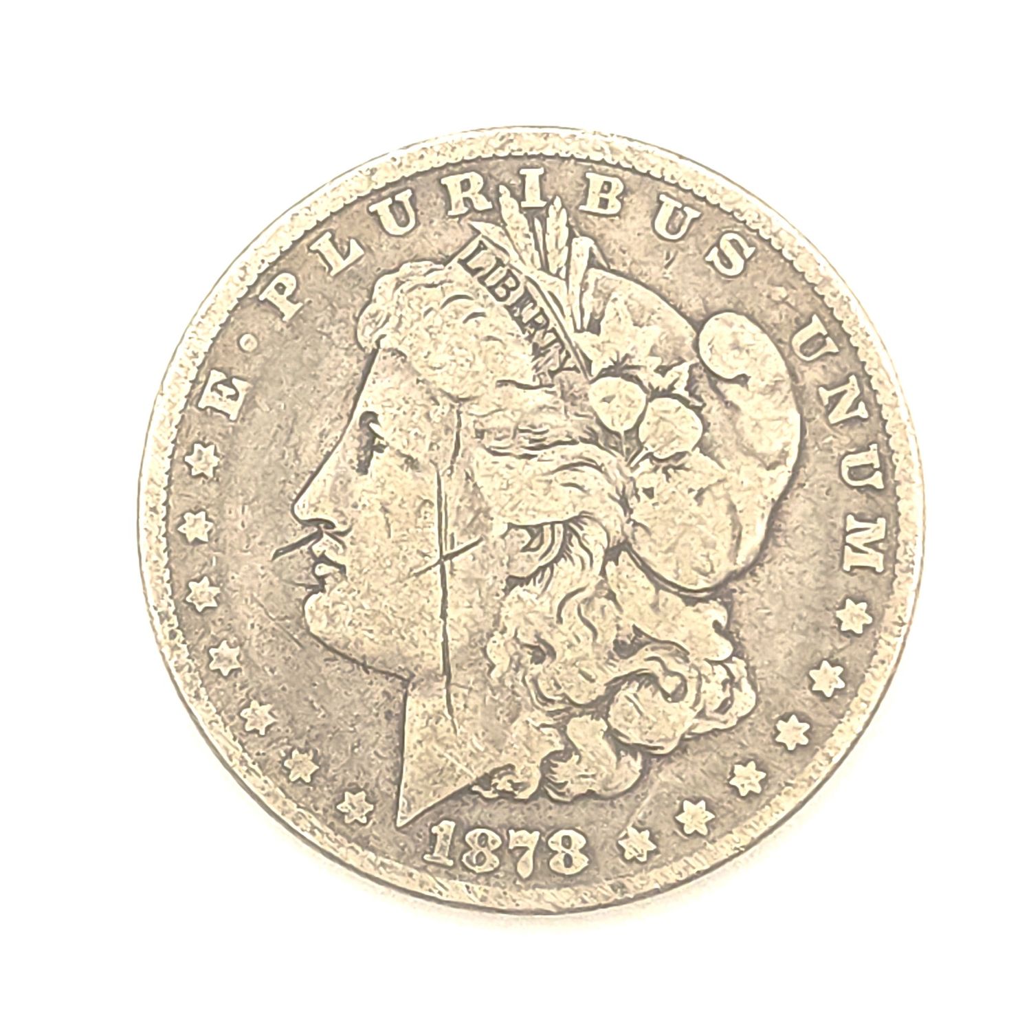 1878 Morgan Silver Dollar.