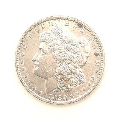 1882-O Morgan Silver Dollar...