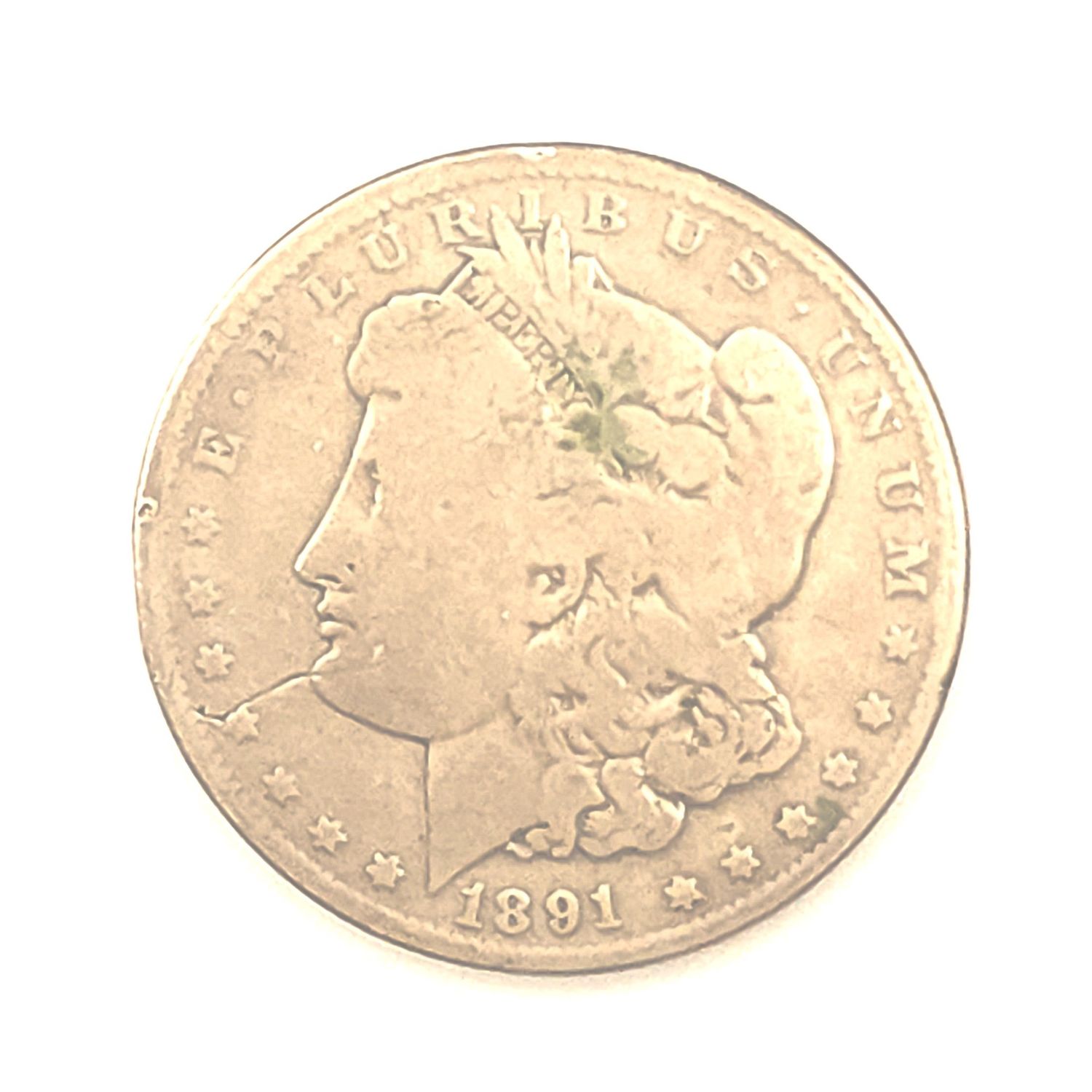 1891-O Morgan Silver Dollar.