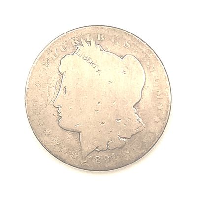 1891-O Morgan Silver Dollar .