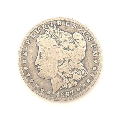 1897-O Morgan Silver Dollar .