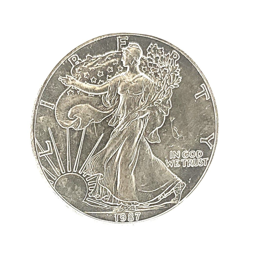 1987 American Silver Eagle.