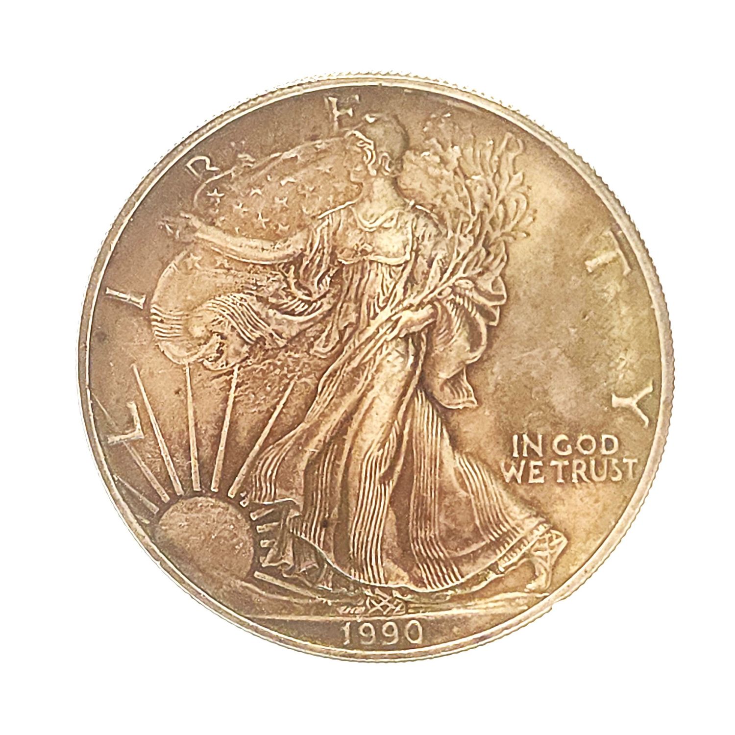 1990 American Silver Eagle......