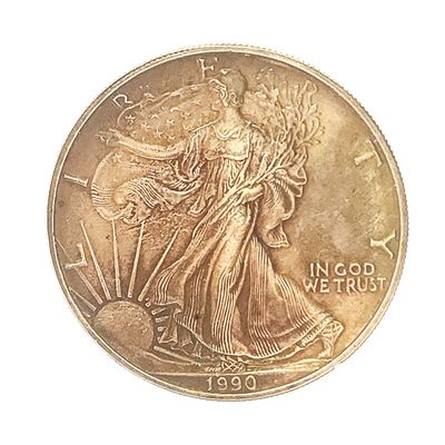 1990 American Silver Eagle......