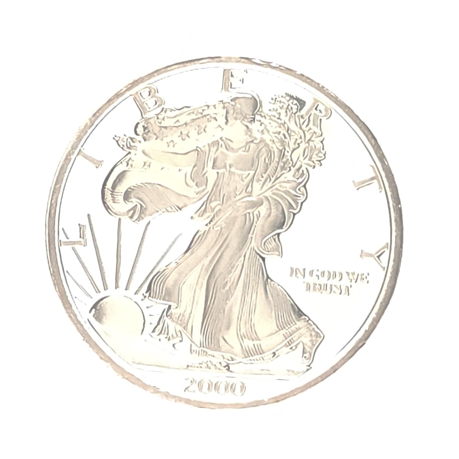 2000 The Dawn of A New Millennium 1oz Silver Round.