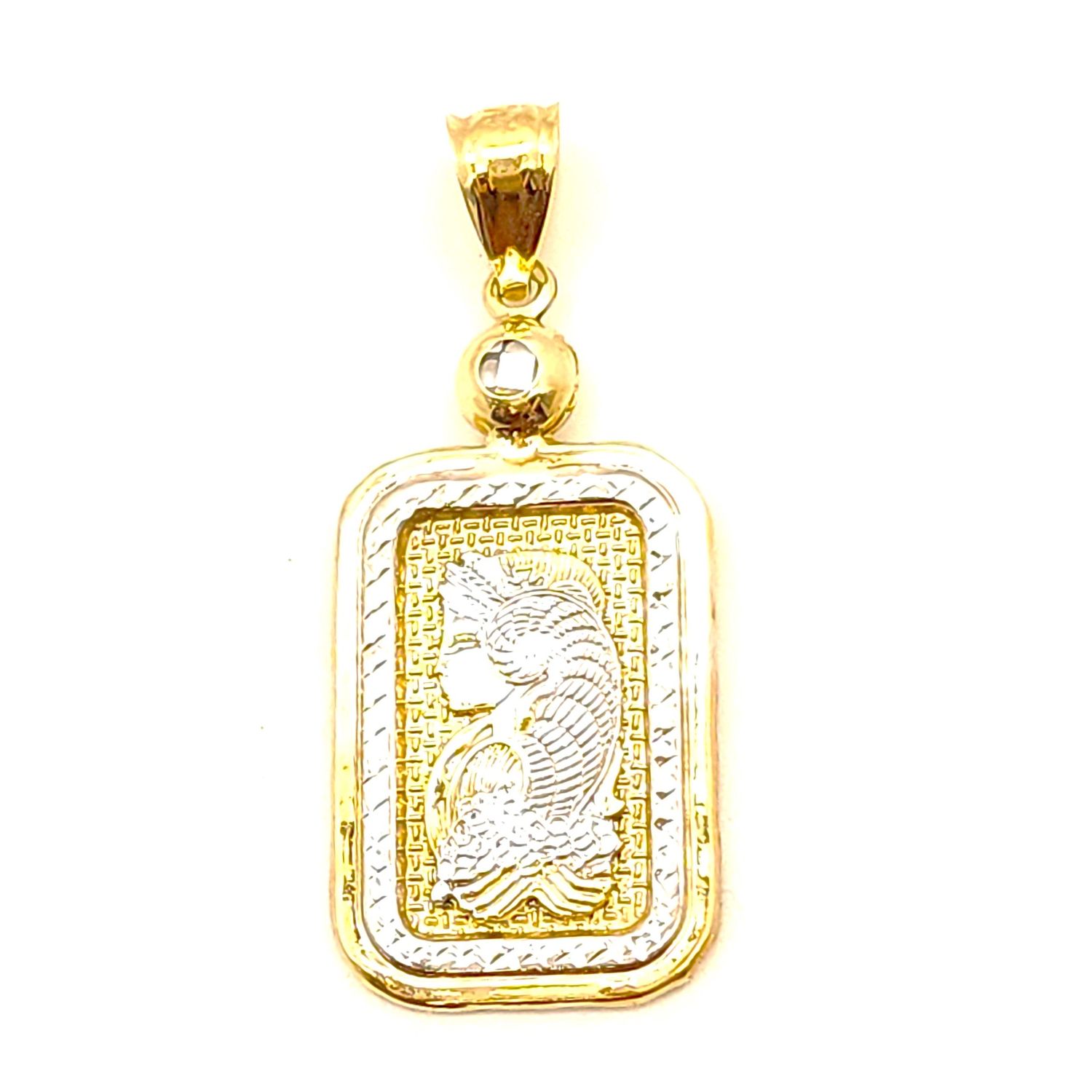 10k Gold Lady Fortuna Pendant