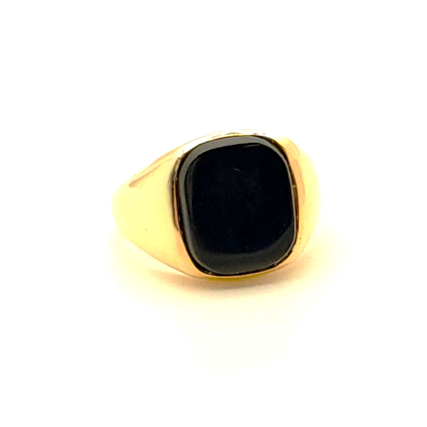 10k Gold Black Onyx Ring Size: 10