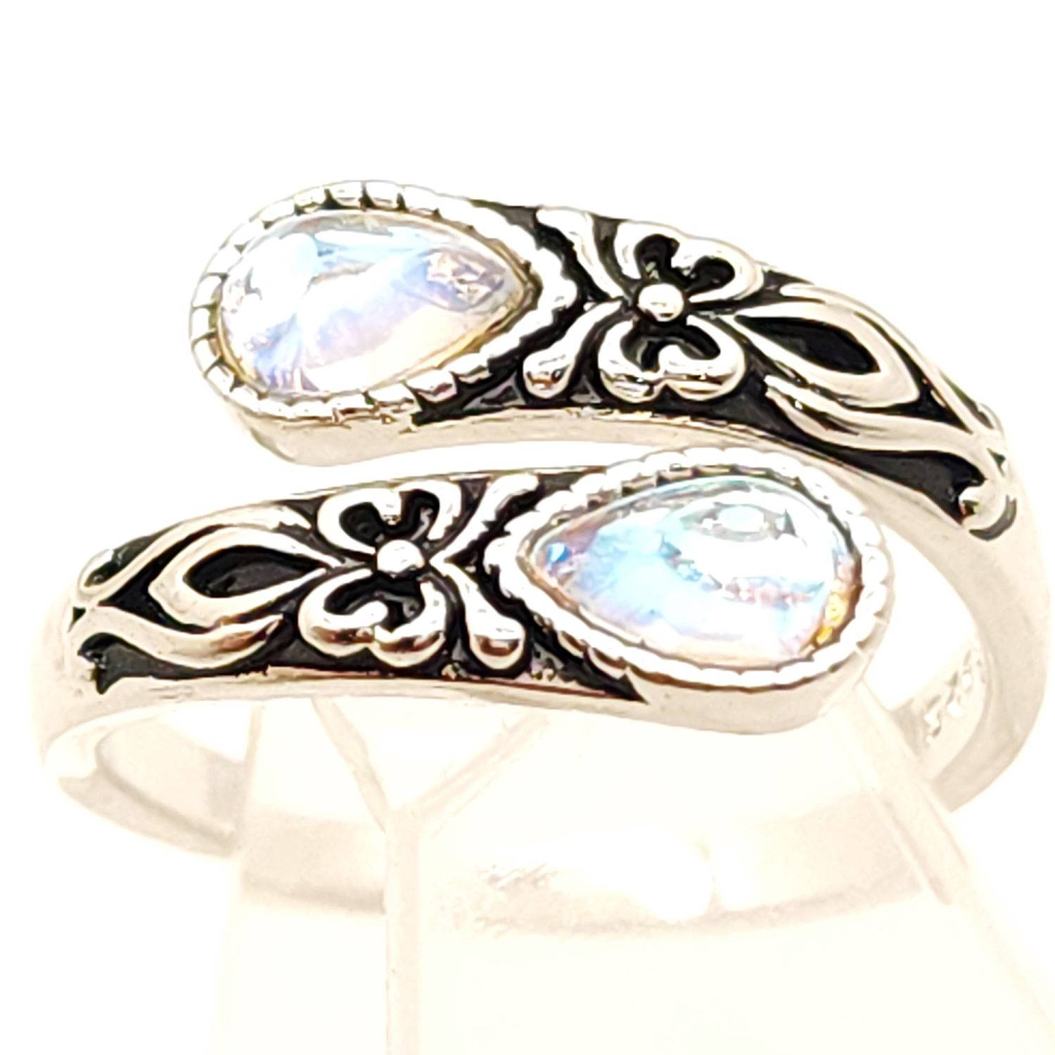 Sterling Silver Mystic Topaz Wrap Ring
