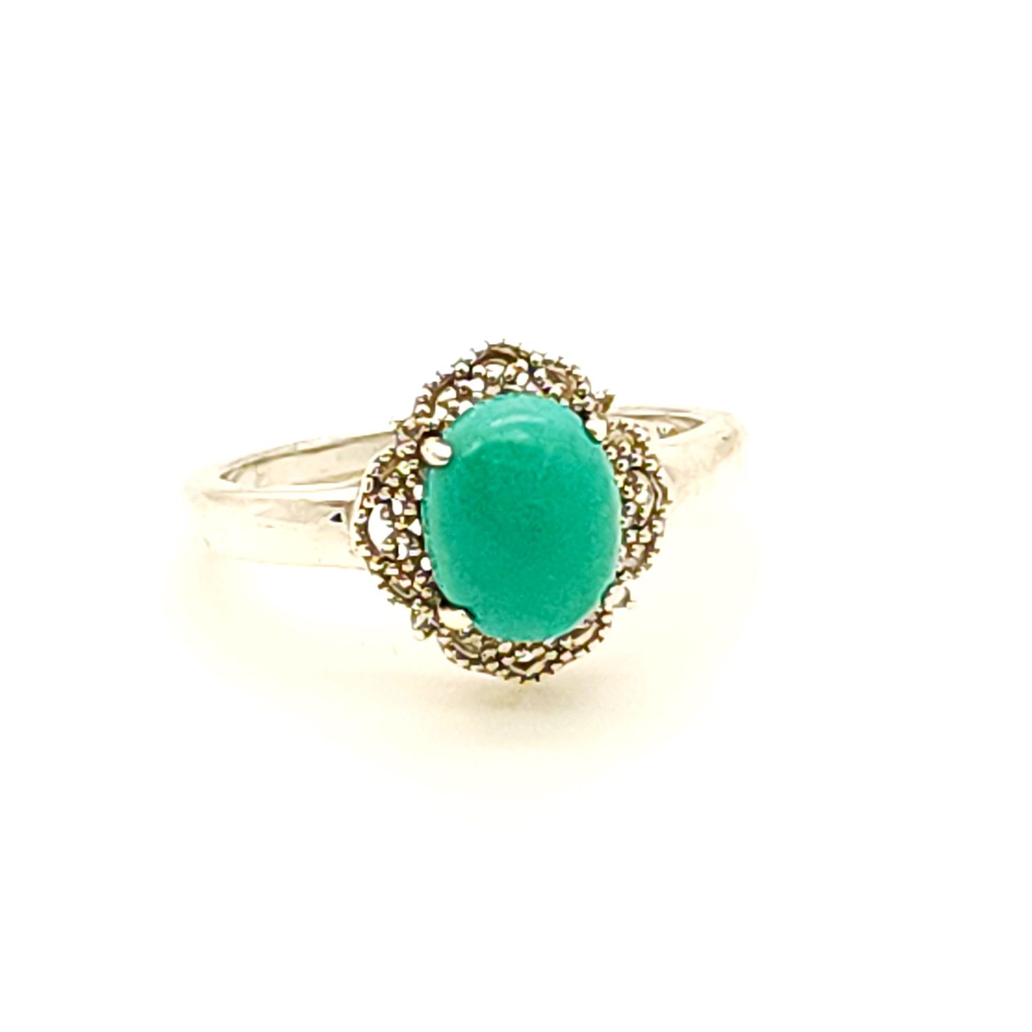 Sterling Silver Turquoise Ring Size: 11