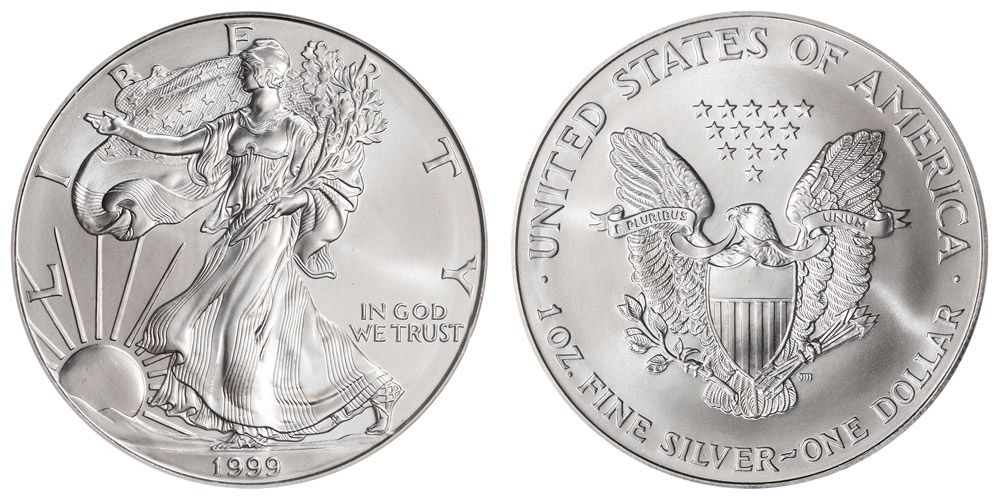 1999 American Silver Eagle-