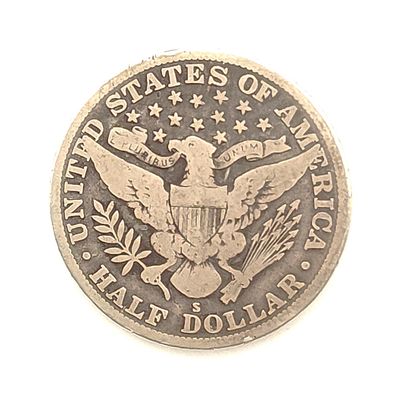 1914-S Barber Half Dollar