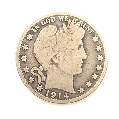 1914-S Barber Half Dollar