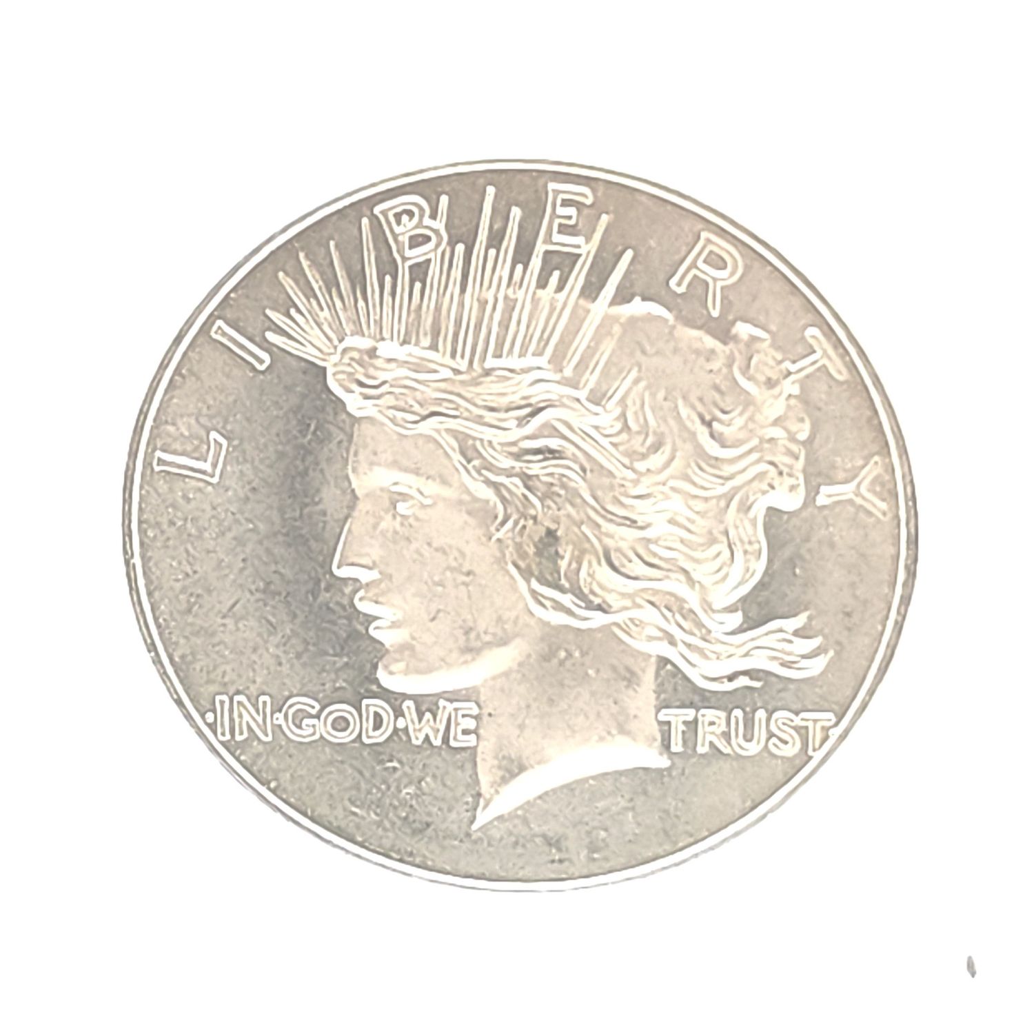 1oz Peace Dollar Design Silver Round