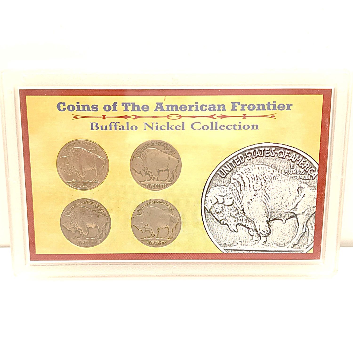 Buffalo Nickel 4-Coin Set - American Historic Society Frontier Collection