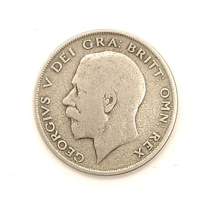1921 British George V Silver Half Crown
