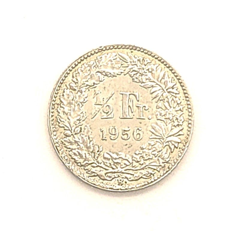 1956 Switzerland 1/2 Franc