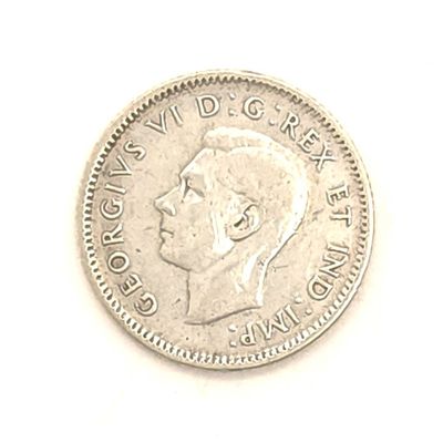 1946 Canada 10 Cents Silver Dime