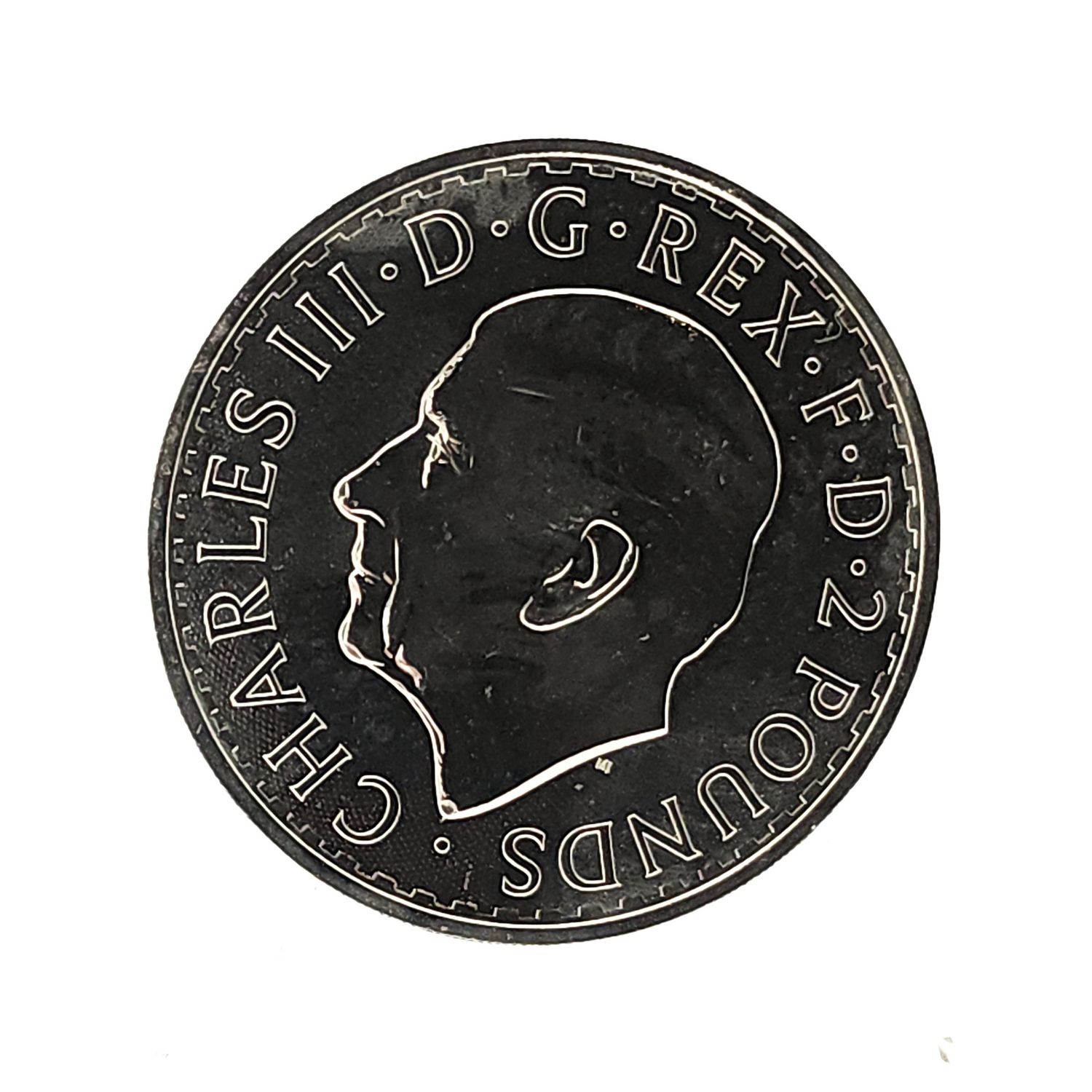 2023 1 oz Silver Britannia Coin King Charles III - UK Royal Mint .999 Fine Silver Rund