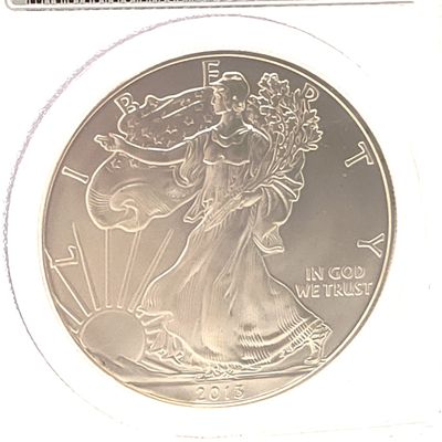 2013-S American Silver Eagle 1 oz .999 Fine Silver Coin PCGS MS69 First Strike Struck at San Francisco Mint