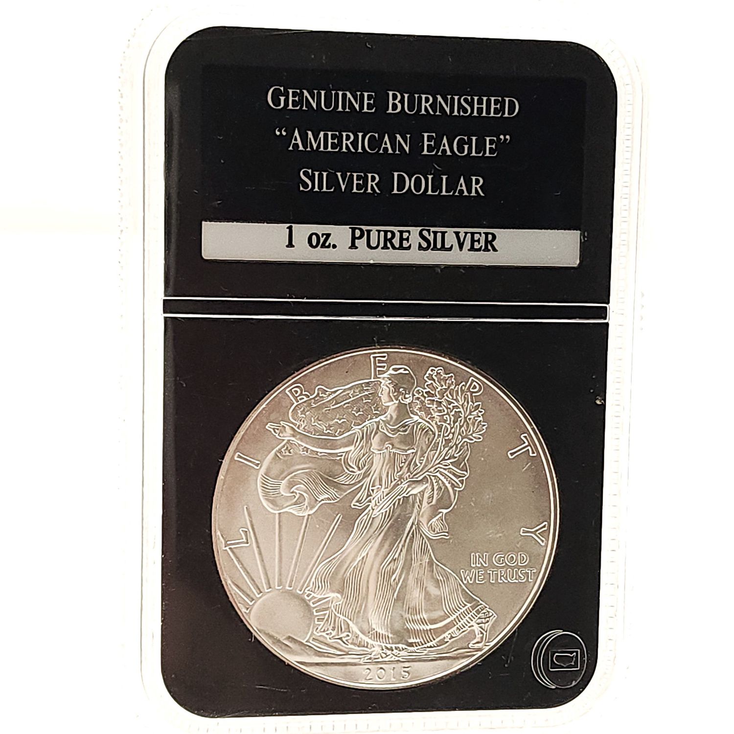 2015-W Burnished American Silver Eagle 1 oz .999 Fine Silver Coin PCS Guaranteed Genuine