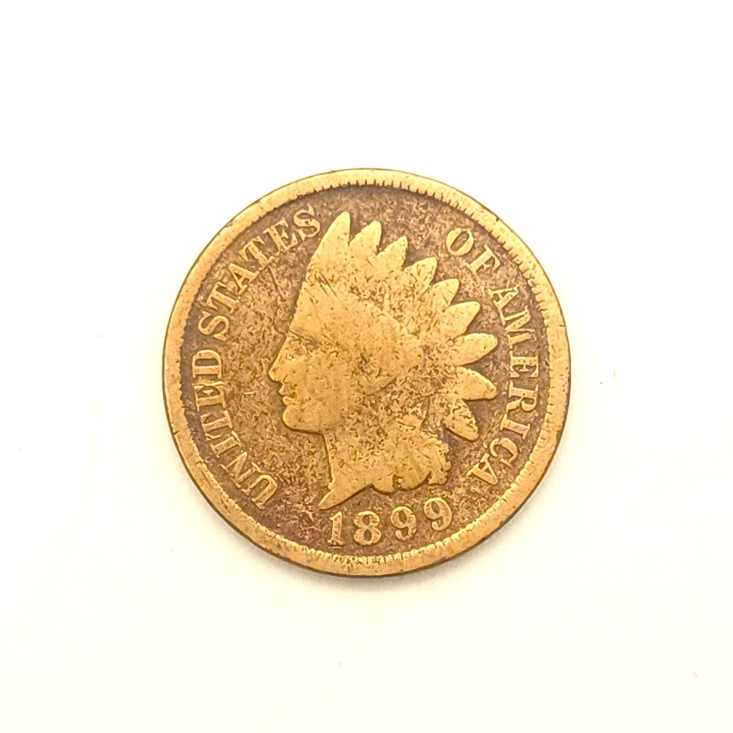 1899 Indian Head Cent Circulated