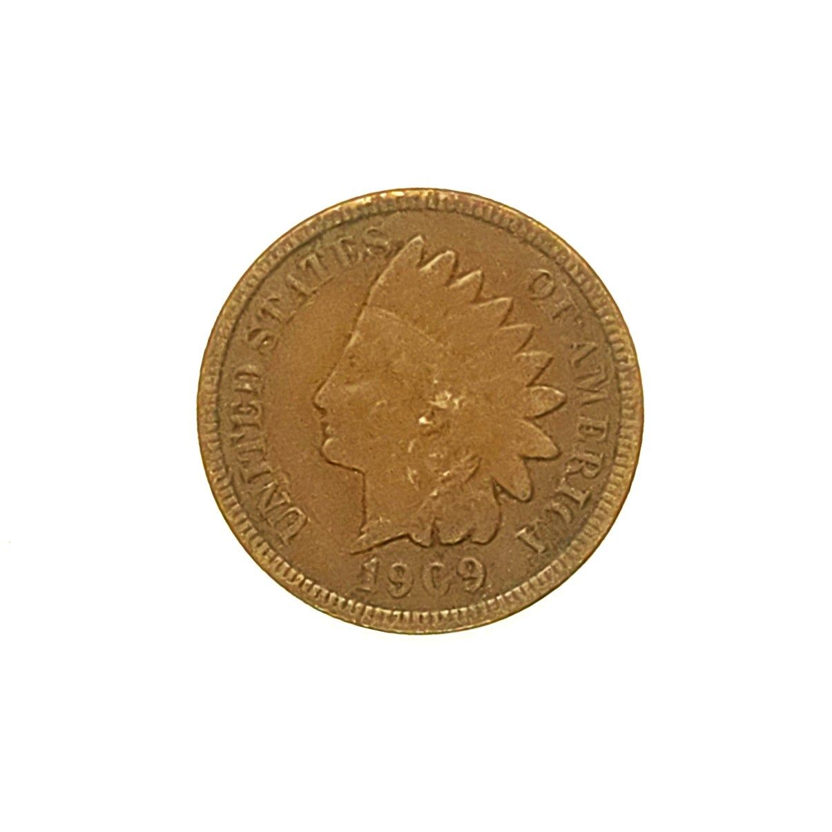 1909 Indian Head Cent Circulated
