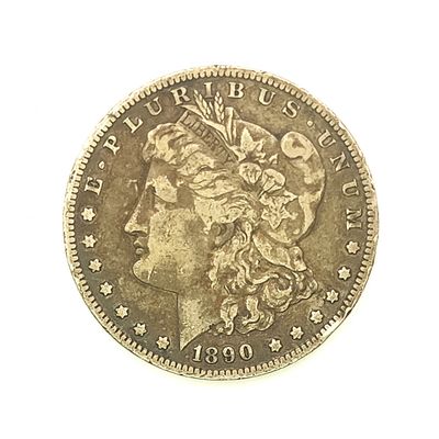 1890-O Morgan Silver Dollar .