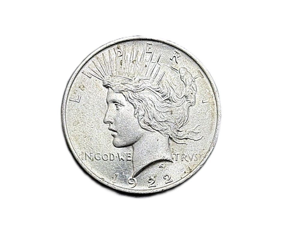 1922 Peace Silver Dollar Philadelphia Mint