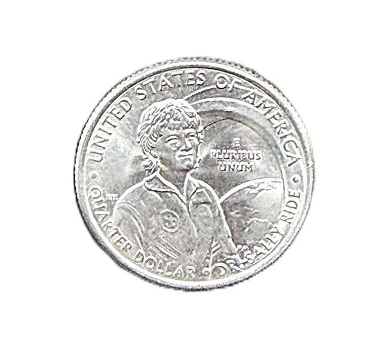 2022 Dr. Sally Ride Quarter Ghost Comet Tail