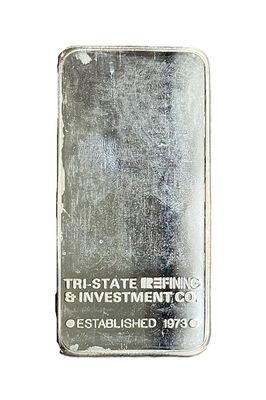 1976 God Bless America Bicentennial- Tri-State Refining- 10 oz- .999 Fine Silver Bar
