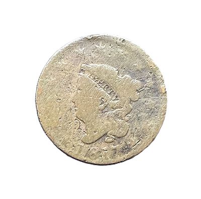 1817 13-Star Coronet Head Large Cent AG