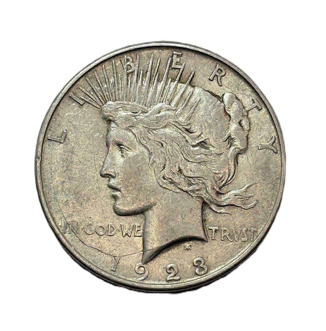 1923-D Peace Silver Dollar Circulated