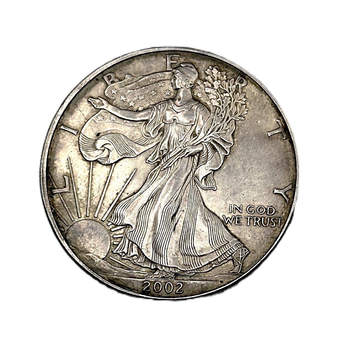 2002 1 oz Silver American Eagle
