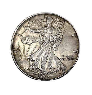 2002 1 oz Silver American Eagle