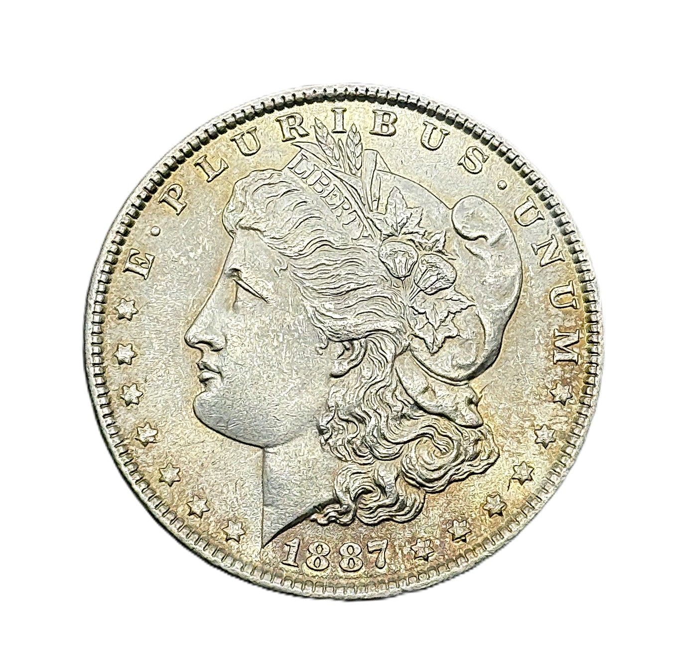 1887 Morgan  Silver  Dollar