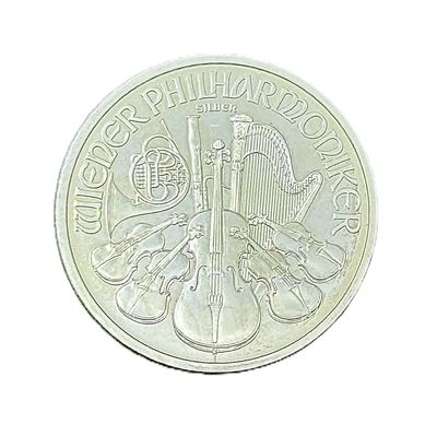 2013 Austria 1.50 Euro Silver Philharmonic Coin Brilliant Uncirculated