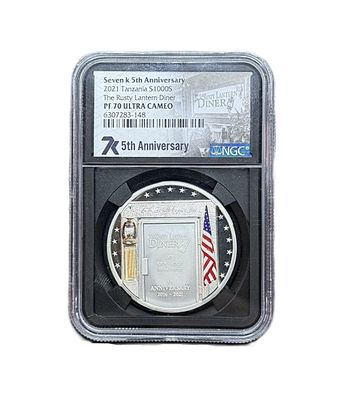 2021 Tanzania S1000S The Rusty Lantern Diner PF70 Ultra Cameo