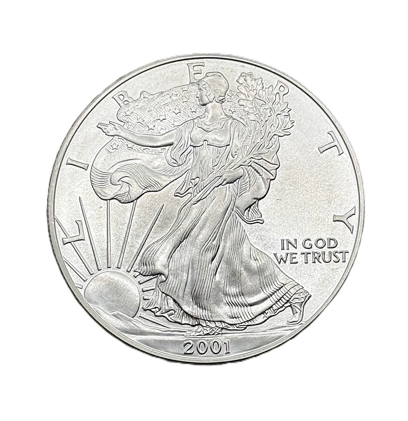 2001 American Silver Eagle 1 oz Silver Coin