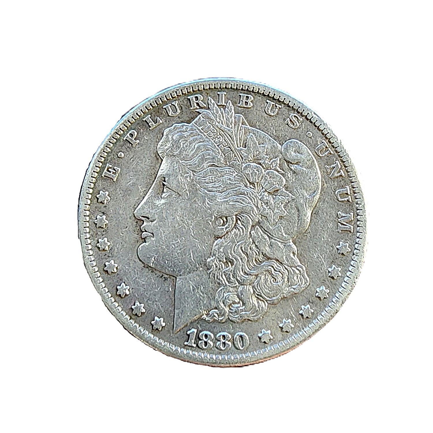 1880-S Morgan Silver Dollar   .