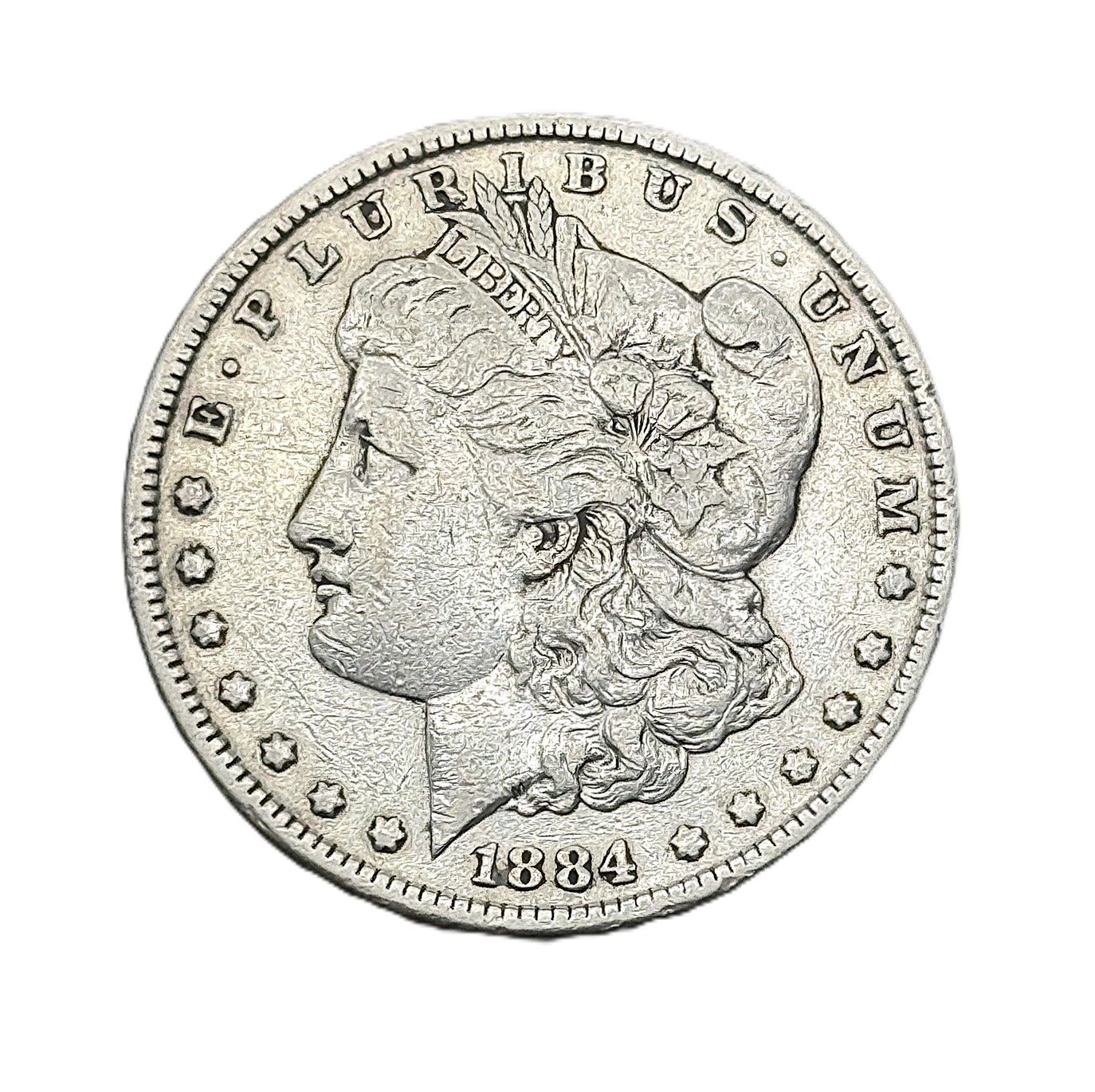 1884 Morgan Silver Dollar Circulated