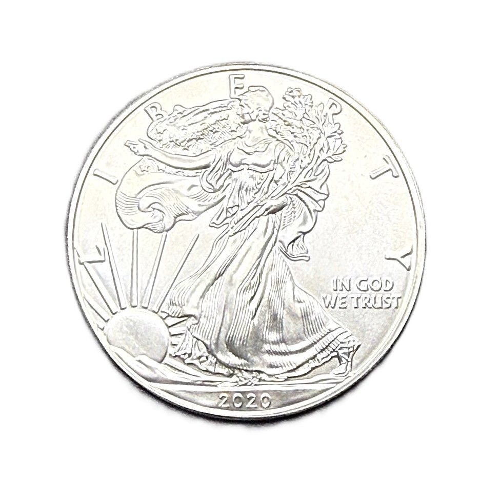 2020 American Silver Eagle 1 oz BU Coin- T1