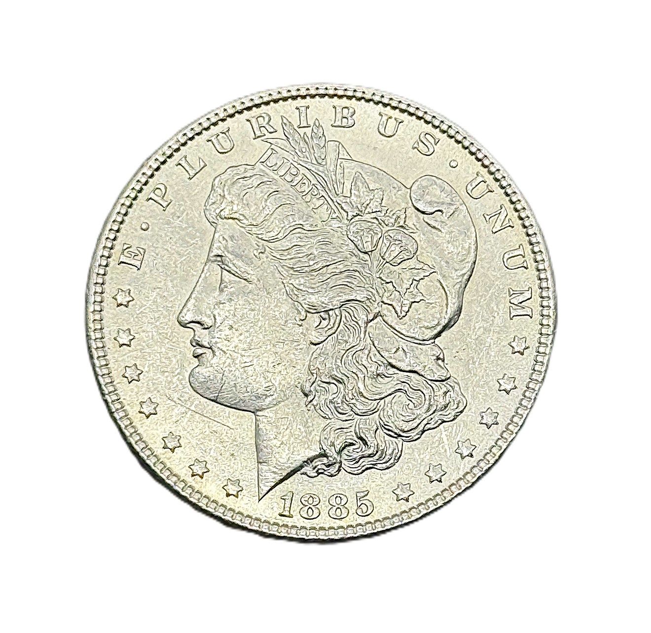 1885 Morgan Silver Dollar  .