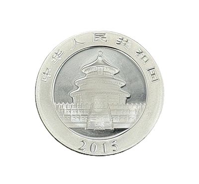 2015 Silver Panda 10 Yuan BU- 1oz