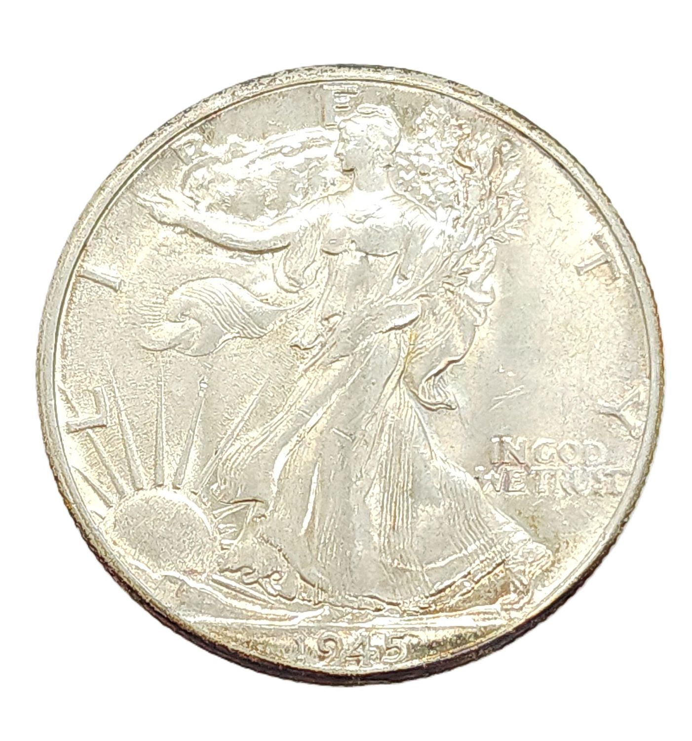 1945 Walking Liberty Half Dollar