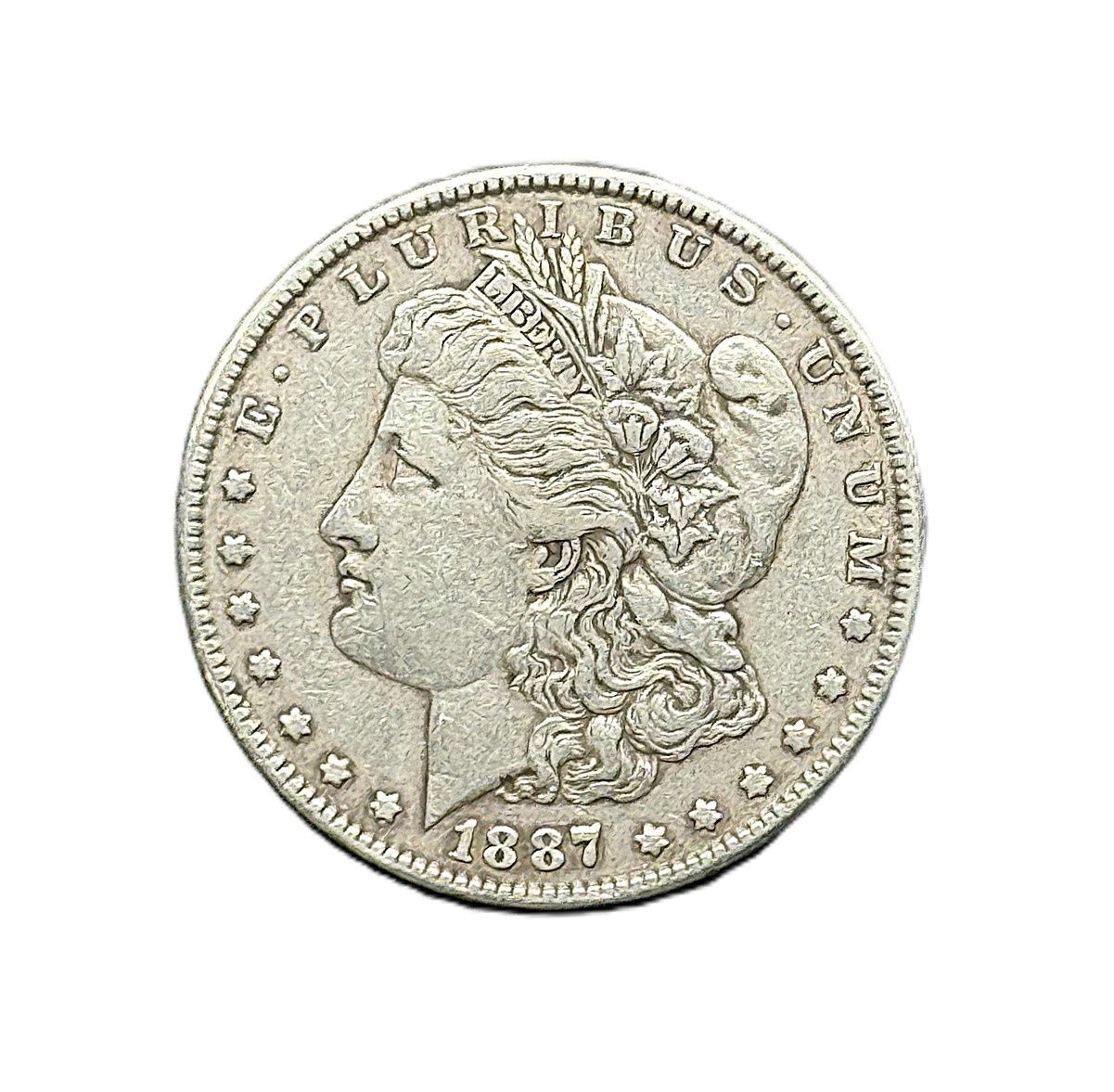 1887 Philadelphia Morgan Silver Dollar